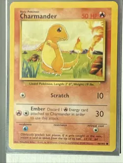 Rare 1999 1st Edition Charmander Collectors Item Pokemon Card - Image 1