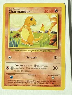 Rare 1999 1st Edition Charmander Collectors Item Pokemon Card - Image 2