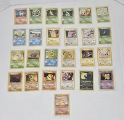 Vintage Pokemon Card Lot Of 25 Cards - Image 1