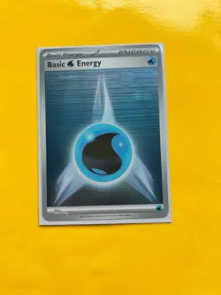 Pokemon TCG - SV 10.5: Black Bolt & White Flare - WATER Holo Energy Card - Image 1