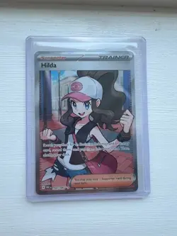 Hilda 164/086 Full Art Ultra Rare SV: White Flare Pokemon TCG Trainer Card - Image 1