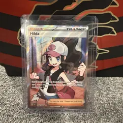 Hilda 164/086 Full Art Ultra Rare SV: White Flare Pokemon TCG Trainer Card - Image 1