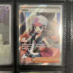 Hilda 164/086 Full Art Ultra Rare SV: White Flare Pokemon TCG Trainer Card - Image 1