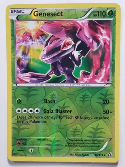 REVERSE HOLO Genesect 16/113 PL / LP - Legendary Treasures Pokemon Card - Image 1
