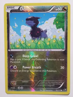 REVERSE HOLO Deino 97/113 LP - Legendary Treasures Pokemon Card - Akira Komayama - Image 1