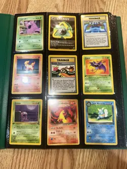 Huge vintage pokemon card collection 120 cards WOTC DMG-MP Shadowless C21 - Image 1
