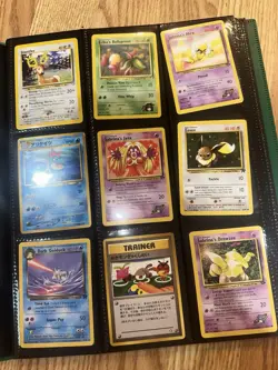 Huge vintage pokemon card collection 120 cards WOTC DMG-MP Shadowless C21 - Image 5