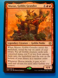 MTG 1x Muxus, Goblin Grandee # 24 Jumpstart Magic the Gathering Card x1 NM - Image 1
