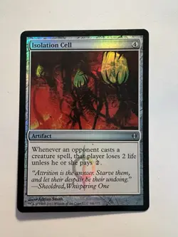 Isolation Cell - FOIL - MTG New Phyrexia - LP - Image 1
