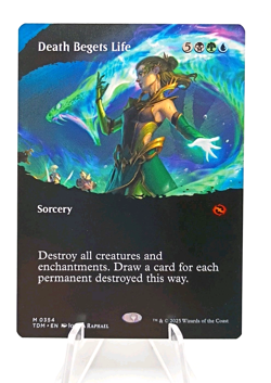 Death Begets Life 0354-Tarkir Dragonstorm MTG-Borderless Mythic Regular-Magic NM - Image 1