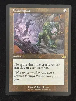 1x MTG Crawlspace (Retro Frame) - Dominaria Remastered (DMR) #375 - Magic - Image 1