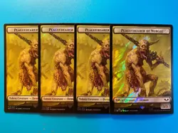 MTG 4x SURGE FOIL Plaguebearer of Nurgle Warhammer 40K Magic the Gathering x4 NM - Image 1