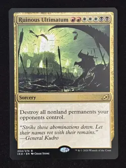 1x MTG Ruinous Ultimatum - Ikoria: Lair of Behemoths (IKO) #204 - Magic - Image 1