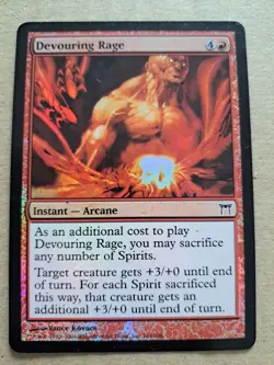 MTG - Devouring Rage - Champions of Kamigawa - foil 164 - Image 1