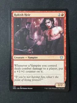 MTG Commander: Innistrad Crimson Vow #149 Rakish Heir NM - Image 1
