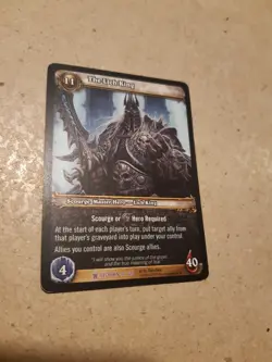 The Lich King - World Of Warcraft Card Game - Ice Crown - Image 1