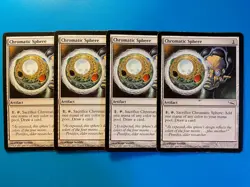 MTG 4x Chromatic Sphere # 151 Mirrodin Pauper Modern Magic the Gathering x4 HP - Image 1