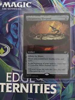 Thrumming Hivepool (Foil Extended Art) - MTG - Edge of Eternities - Near Mint - Image 1