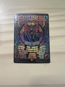 MTG English Sauron the Dark Lord Borderless Poster NM Foil Lord Of The Ring 0744 - Image 2