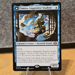 MTG Tamiyo, Inquisitive Student Modern Horizons 3 Set Mythic #242 NM Fresh Pull - Image 1