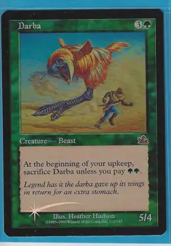 Magic MTG - Prophecy "Darba" FOIL X1 - Image 1