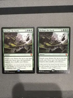 Reshape The Earth X2 Mtg Lot Commander Legends Nm Near Mint - Image 1