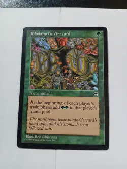 MTG Eladamri's Vineyard from Tempest Light Play Condition ●25 - Image 1