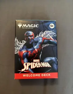 **IN HAND** MTG Spider-Man Welcome Deck SDCC Comic-Con 2025 Hasbro - BLUE DECK - Image 1