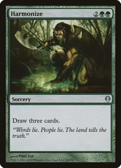 Harmonize Archenemy PLD Green Uncommon MAGIC THE GATHERING MTG CARD ABUGames - Image 1