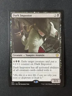 MTG Commander: Innistrad Crimson Vow #127 Dark Impostor NM - Image 1