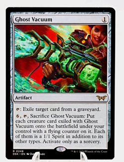 Ghost Vacuum 0248- Duskmourn: House of Horror- Rare Regular -Magic MTG NM - Image 1