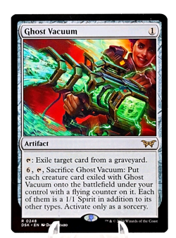 Ghost Vacuum 0248- Duskmourn: House of Horror- Rare Regular -Magic MTG NM - Image 4