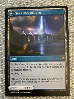 MTG SEA GATE RESTORATION MYTHIC RARE MAGIC THE GATHERING CARD DRAW COMMANDER - Image 2