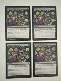 x4 Ruthless Negotiation - Bloomburrow MTG (BLB) - U - Regular FREE SHIPPING - Image 1