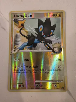 Luxray | 9/111 | Holo | Platinum Rising Rivals | Pokemon Card | 2009 - LP/NM - Image 1