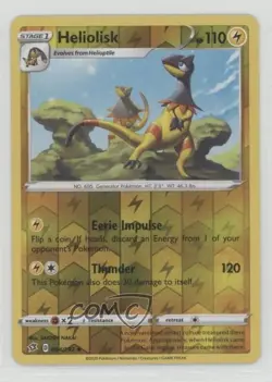 Heliolisk Reverse Foil Pokemon Sword & Shield Rebel Clash #064 a3q - Image 1