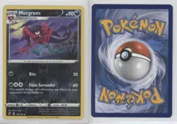Morgrem Reverse Foil Pokemon Sword & Shield Rebel Clash #124 a3q - Image 3