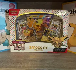 Pokemon TCG Scarlet & Violet 151 Zapdos ex Collection Box - NEW, FACTORY SEALED - Image 1