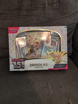 Pokemon TCG Scarlet & Violet 151 Zapdos ex Collection Box - NEW, FACTORY SEALED - Image 1