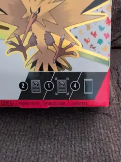 Pokemon TCG Scarlet & Violet 151 Zapdos ex Collection Box - NEW, FACTORY SEALED - Image 4