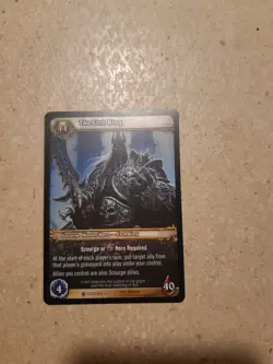 The Lich King Foil - World Of Warcraft Card Game - Ice Crown - Image 1