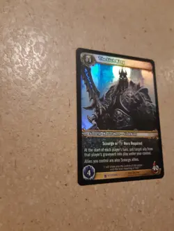 The Lich King Foil - World Of Warcraft Card Game - Ice Crown - Image 2