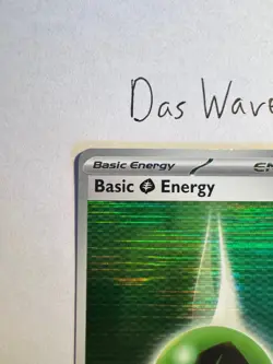 Pokemon - SVE017 - Basic Grass Energy - Holo - White Flare/Black Bolt - Image 3