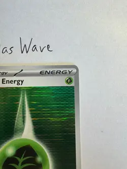 Pokemon - SVE017 - Basic Grass Energy - Holo - White Flare/Black Bolt - Image 4