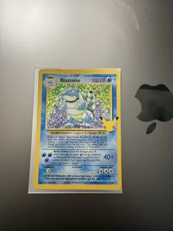 Pokemon TCG Blastoise Holo Celebrations Classic Collection 2/102 NM Condition - Image 1