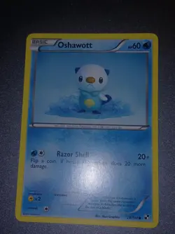 Oshawott 28/114 Black White Regular Pokemon TCG - Image 2