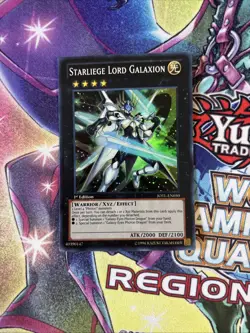 (YBL) Yugioh Starliege Lord Galaxion 1st Edition Super Rare JOTL-EN050 LP - Image 1