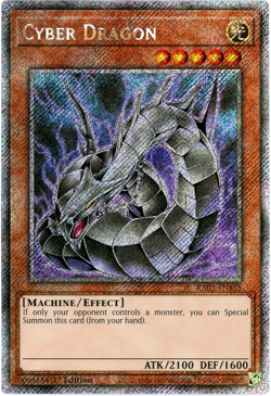 YuGiOh! Cyber Dragon - RA03-EN155 - Platinum Secret Rare 1st Edition - NM/M - Image 1