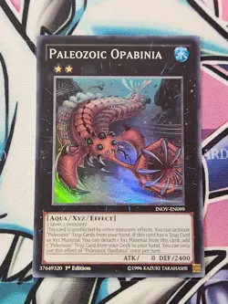 Paleozoic Opabinia - INOV-EN099 - Super Rare - 1st Edition - YuGiOh - Image 1