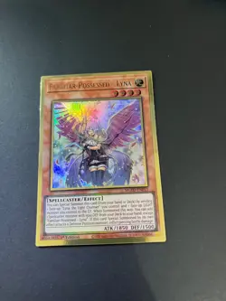 Familiar-Possessed Lyna MGED-EN013 Premium Gold Rare Yugioh Card - Image 1